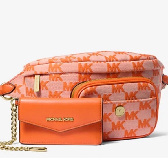 MICHAEL KORS
Maisie Large Logo 2-in-1 Sling Waist Fanny Pack Crossbody 
Poppy - Picture 2 of 16